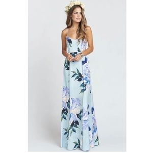 Show Me Your Mumu Godshaw Goddess Dress in Mint to be Floral